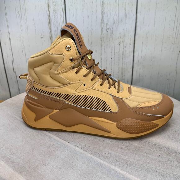 PUMA RS-X Mid And Chill 385528-01 Mens Sneaker Boots Wheat Brown Size 11 New - Picture 6 of 13